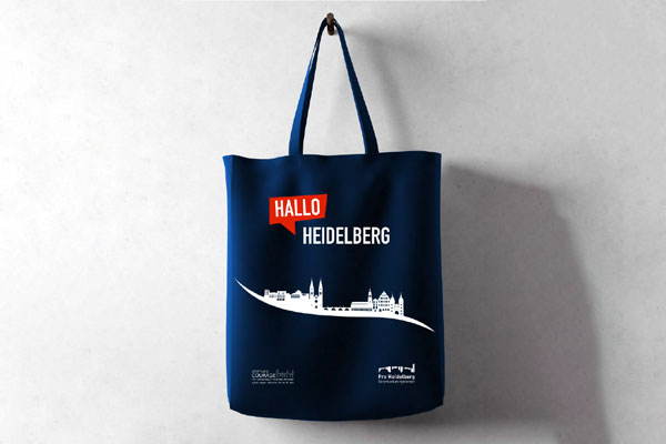 Stofftasche "Hallo Heidelberg"